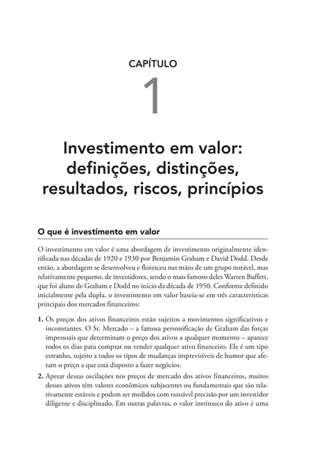 Investimento em valor