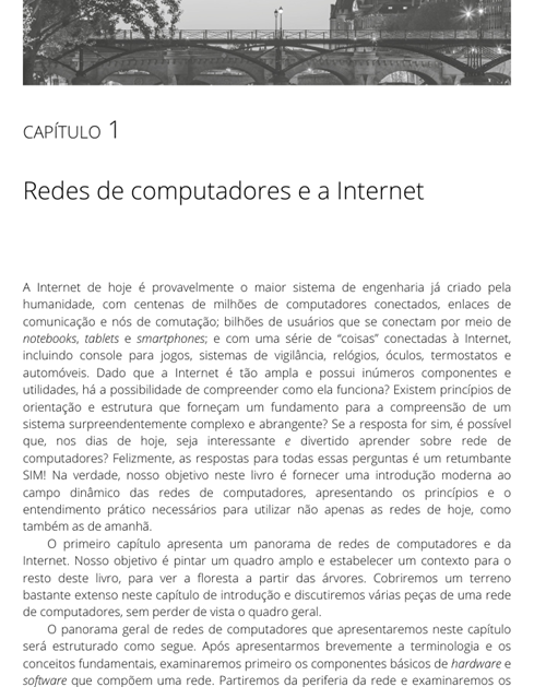 Redes de computadores e a Internet