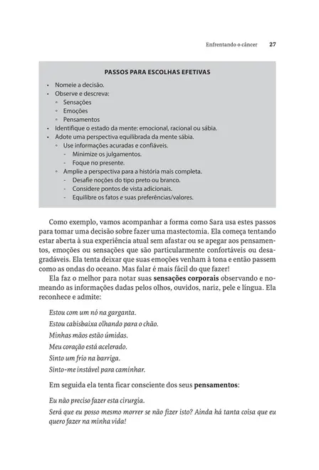 Enfrentando o câncer