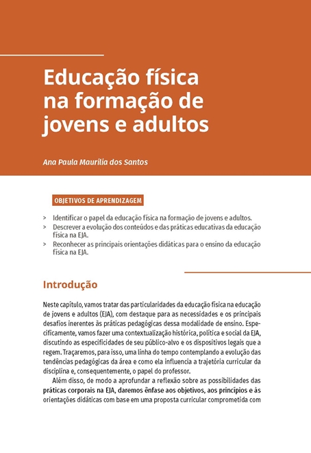 Educação Física na Educação de Jovens e Adultos: