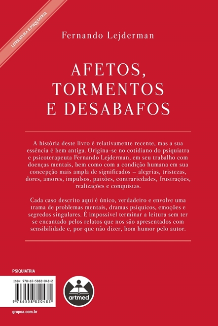 Afetos, tormentos e desabafos