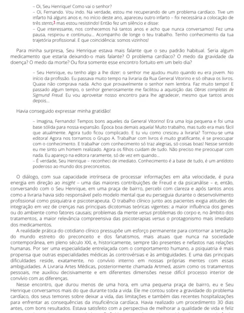 Afetos, tormentos e desabafos