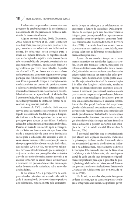 Avaliação psicológica no contexto escolar e educacional