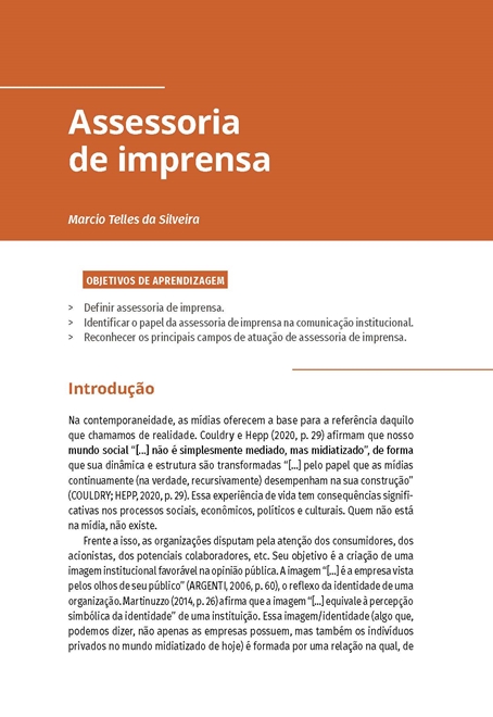 Assessoria de Imprensa e Outras Especificidades no Jornalismo