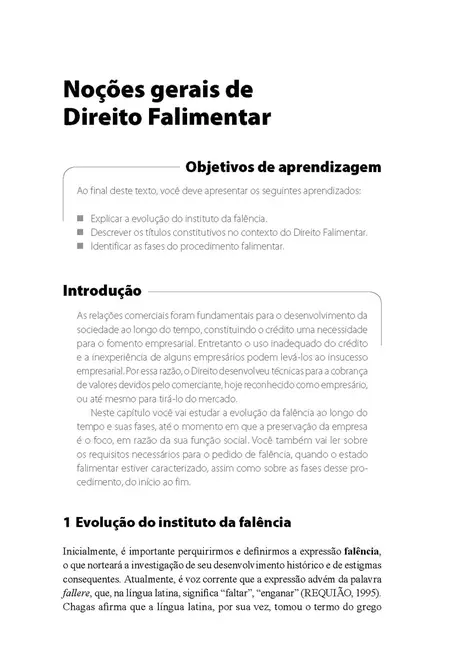 Direito Falimentar: Recuperações Judicial e Extrajudicial