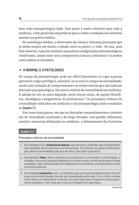 Introdução à avaliação psiquiátrica