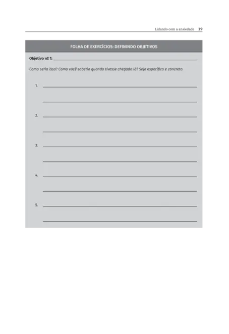 Lidando com a ansiedade