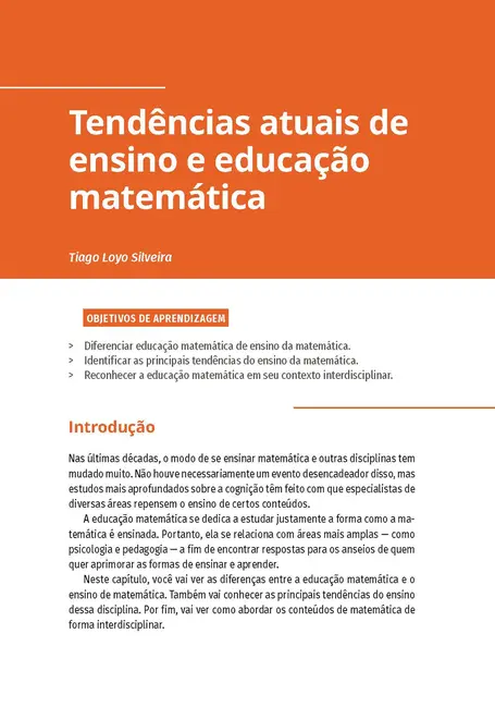 Tendências em Educação Matemática