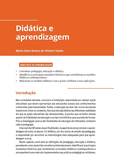 Introdução aos Processos Educacionais e Prática Pedagógica