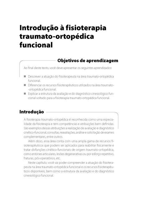 Fisioterapia Traumato-Ortopédica e Esportiva