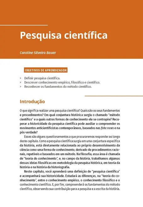 Metodologia da Pesquisa em História