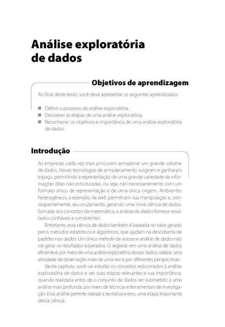 Preparação e Análise Exploratória de Dados