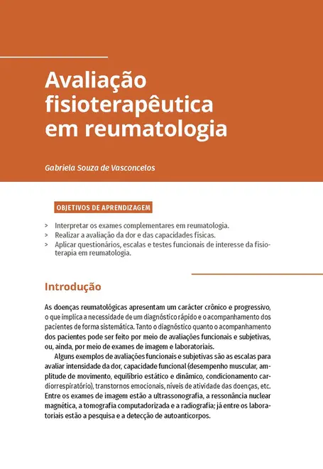 Fisioterapia Reumatológica e Oncológica