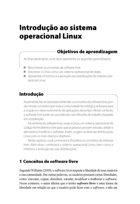 Sistemas Operacionais de Redes Abertas