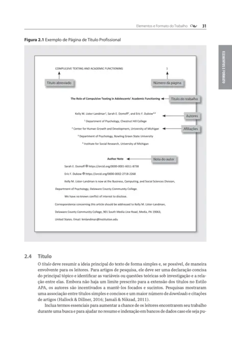 Manual de publicação da APA