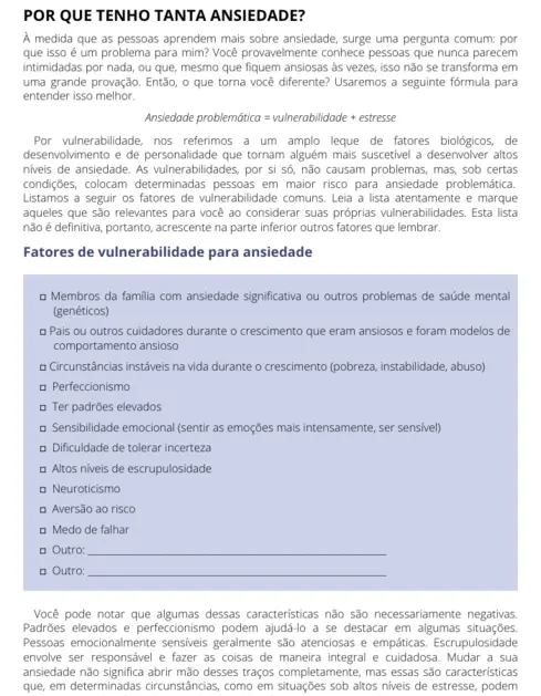 Lidando com a ansiedade