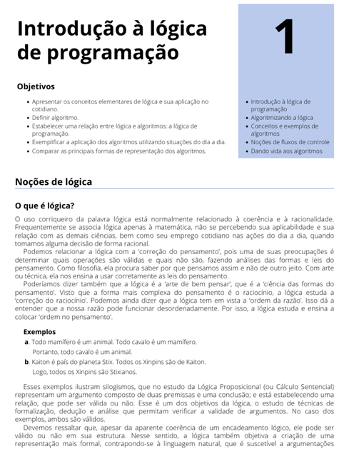 Lógica de programação