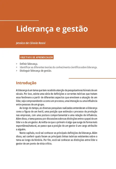 Desenvolvimento Gerencial e Liderança