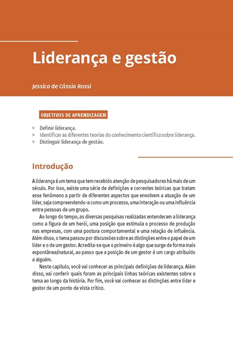 Desenvolvimento Gerencial e Liderança