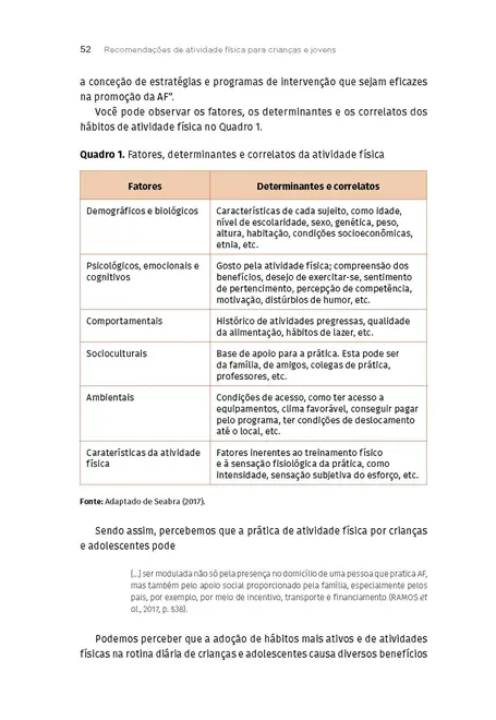 Exercício Físico para Crianças e Jovens