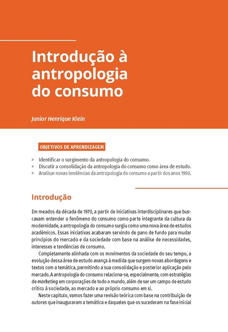 Antropologia do Consumo