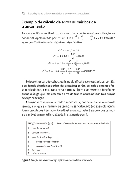 Algoritmos e Cálculo Numérico