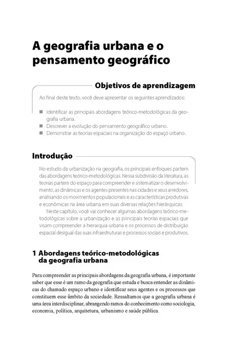 Geografia Urbana