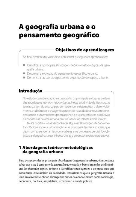 Geografia Urbana