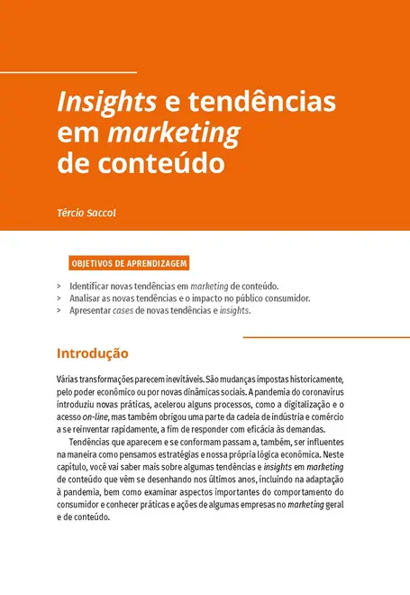 Gestão de Conteúdos em Canais Sociais