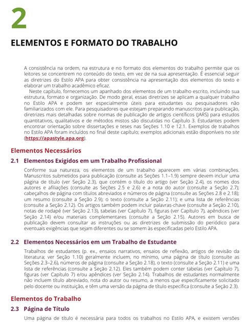 Manual de publicação da APA