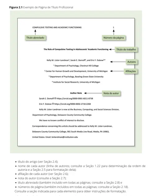 Manual de publicação da APA