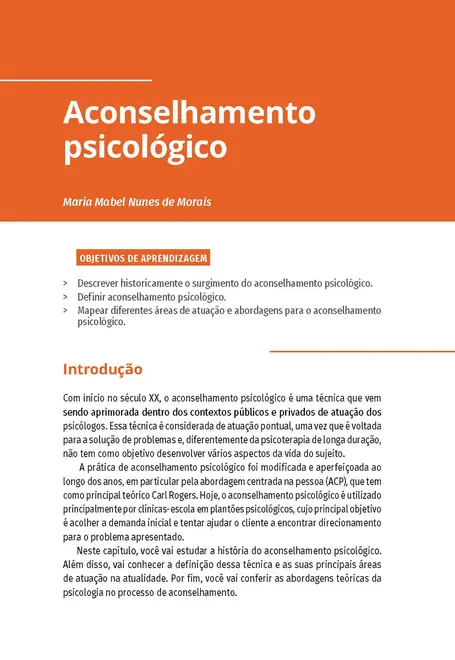 Técnica de Entrevista e Aconselhamento Psicológico