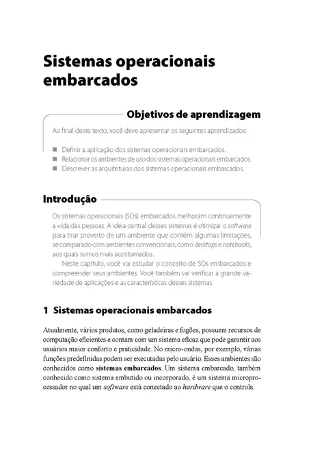 Sistemas Operacionais Embarcados