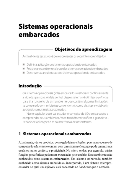 Sistemas Operacionais Embarcados