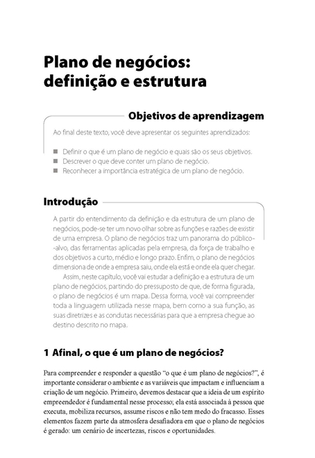 Plano de Negócios II