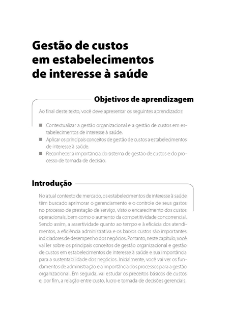 Gestão de Estabelecimento de Interesse à Saúde