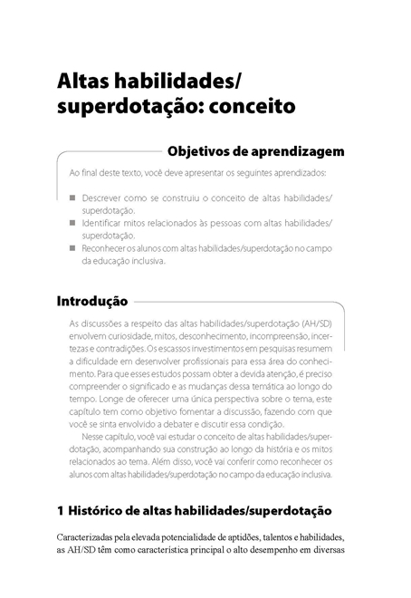 Ensino da Pessoa com Altas Habilidades/Superdotação