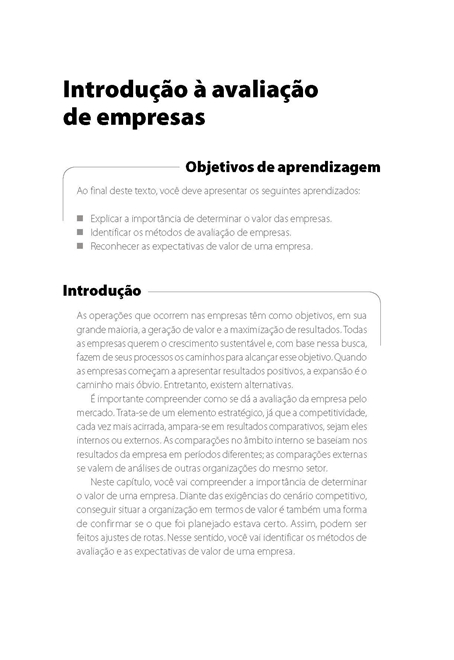 Avaliação de Empresas