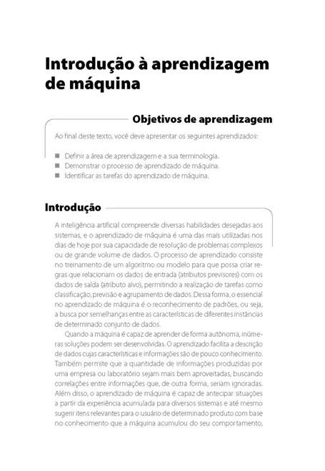 Fundamentos de Aprendizagem de Máquina