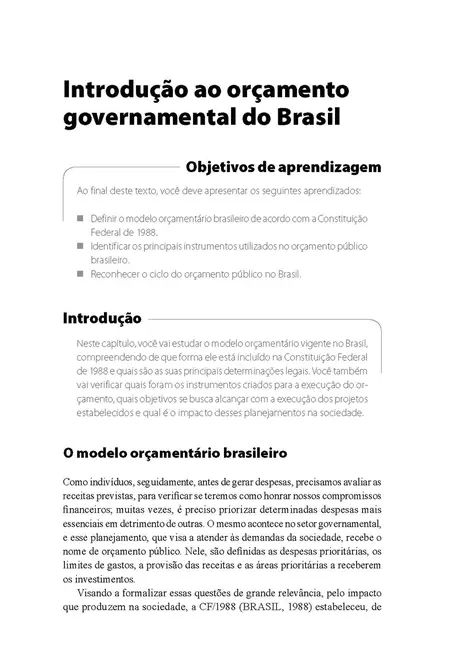 Planejamento e Orçamento Público