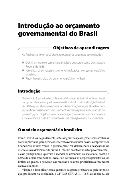 Planejamento e Orçamento Público