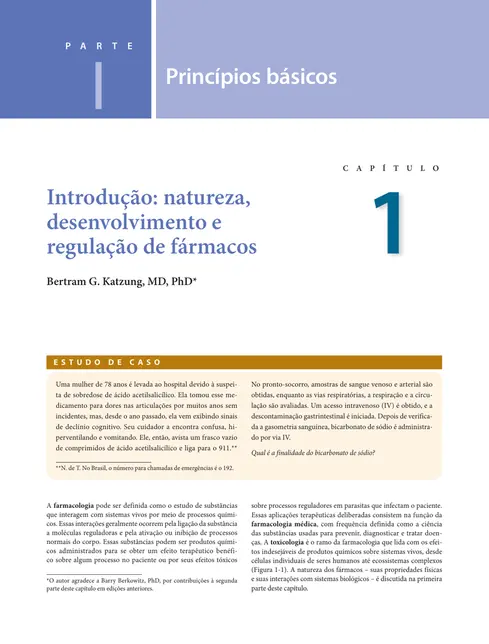 Farmacologia Básica e Clínica