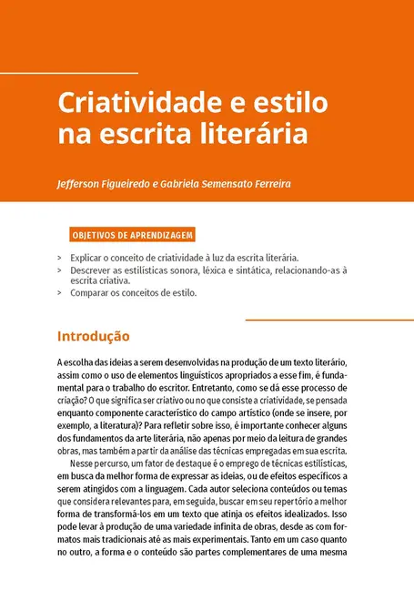 Escrita Literária