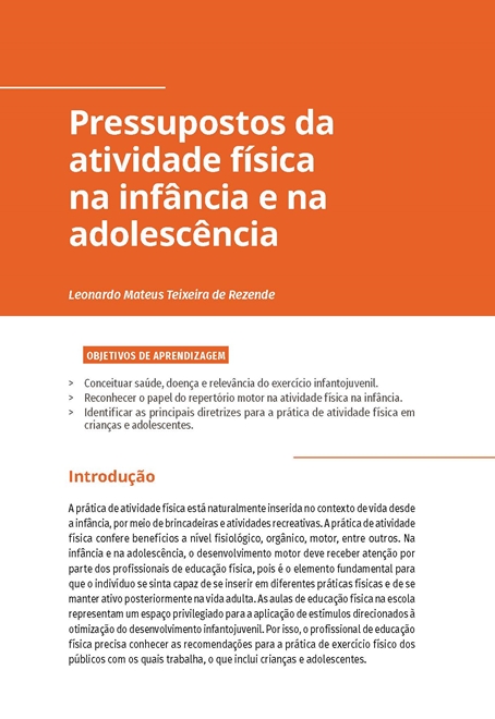 Exercício Físico na Infância e na Adolescência