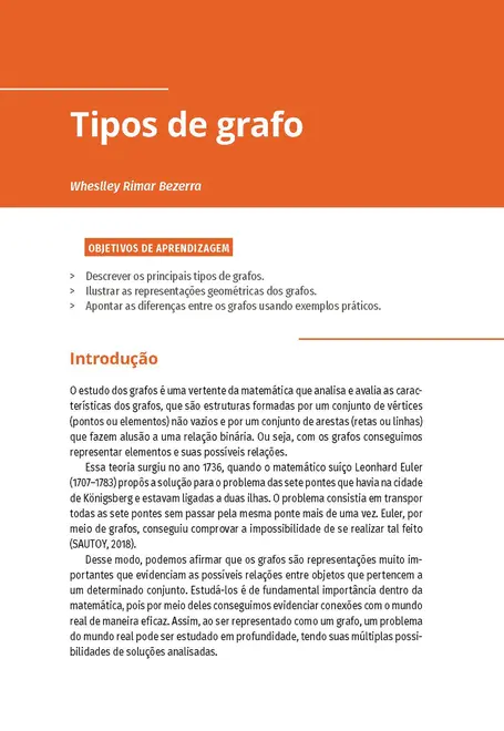 Teoria dos grafos e análise de algoritmos