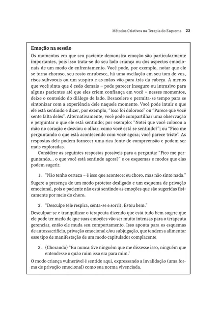 Métodos Criativos na Terapia do Esquema