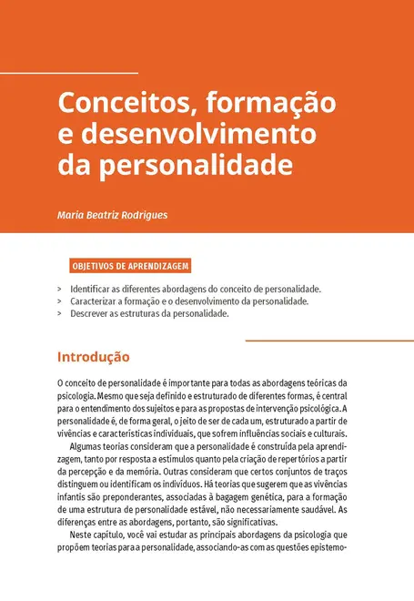 Teoria de Personalidade