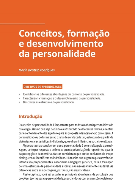 Teoria de Personalidade