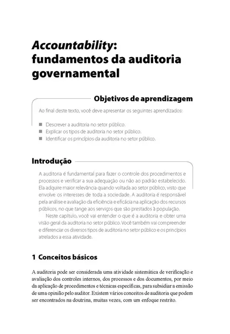 Auditoria no Setor Público