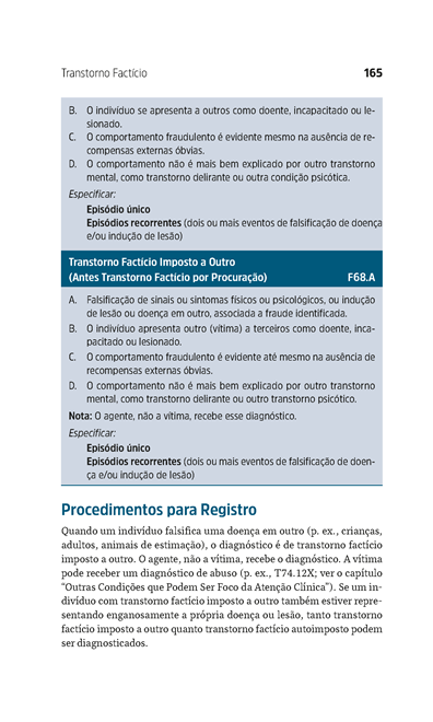 Referência Rápida aos Critérios Diagnósticos do DSM-5-TR